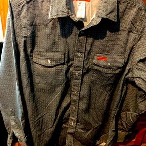 Mens FR Shirts Xl,  1 Wrangler & 1 Ariat